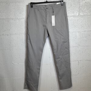 Calvin Klein Men's Slim-Fit Modern Stretch Chino Pants Alloy grey36x34 $90